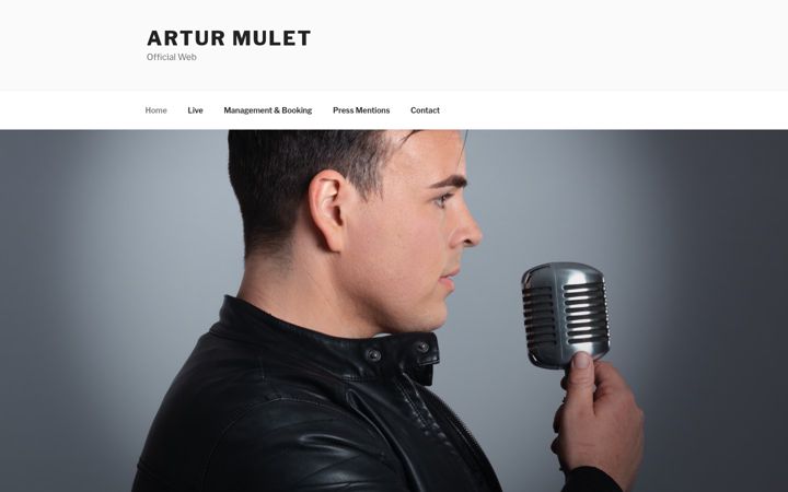 Captura de pantalla de arturmulet.com