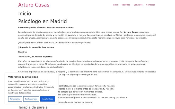 Zrzut ekranu arturo-casas.es