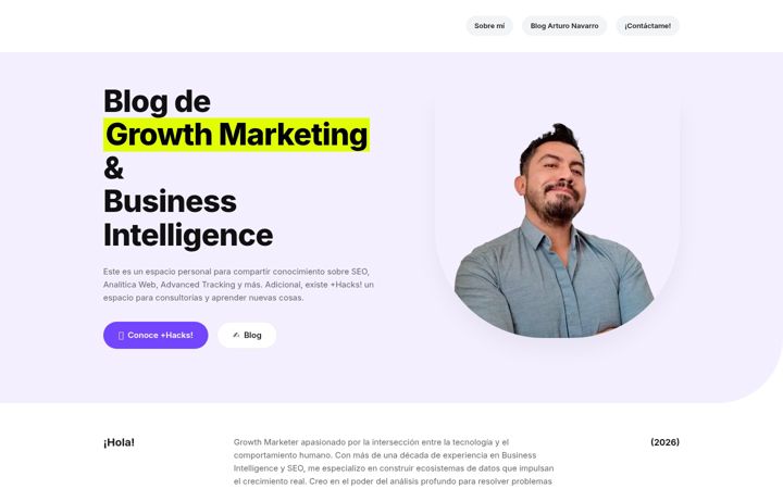 Zrzut ekranu arturonavarro.com