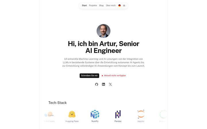 Screenshot of arturschaefer.dev