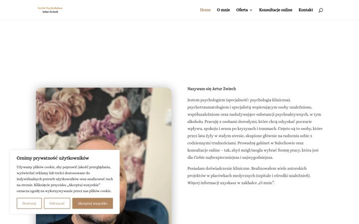 Screenshot of arturzwiech.pl