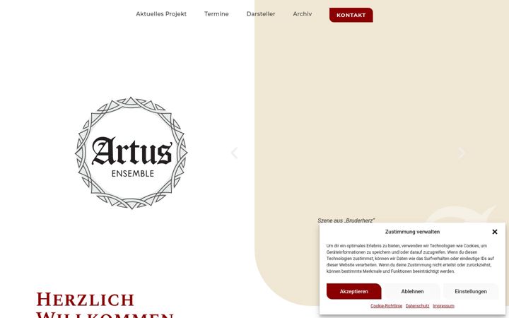 Képernyőkép: artus-ensemble.de