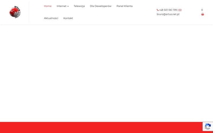 Екранна снимка на artus.net.pl