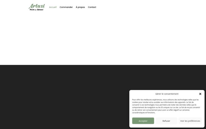 Screenshot of artusipastaetsalumi.ch