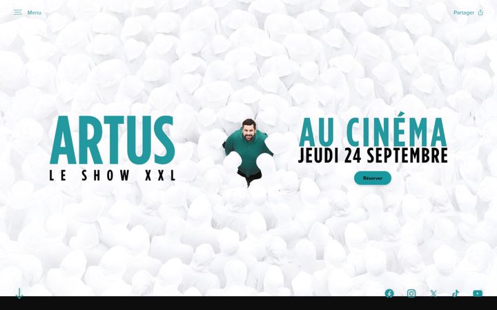 Screenshot of artusleshowxxl.com