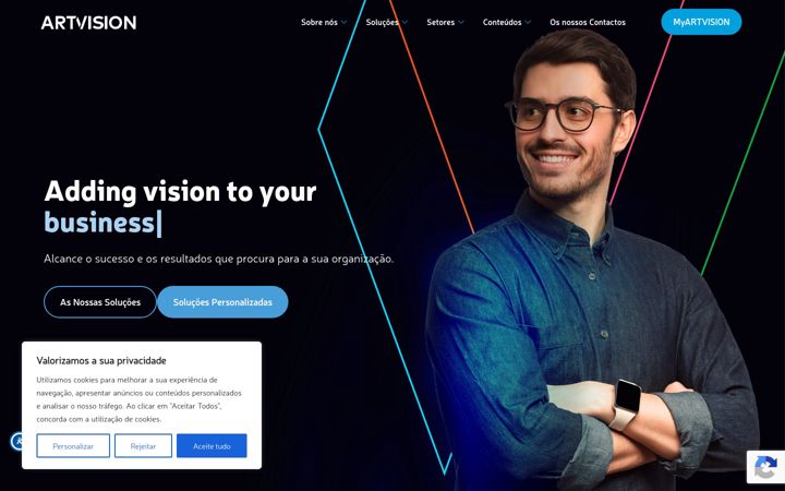 Screenshot of artvision.pt