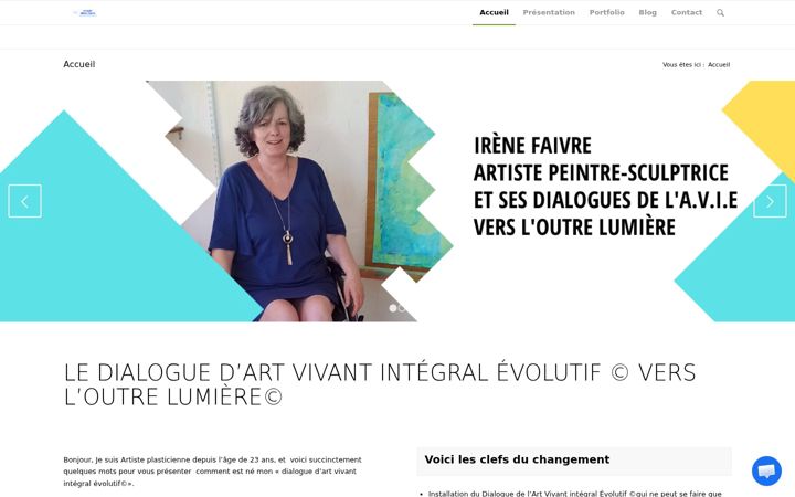 Screenshot of artvivantintegralevolutif.com