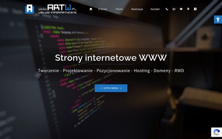 Screenshot of artw.pl