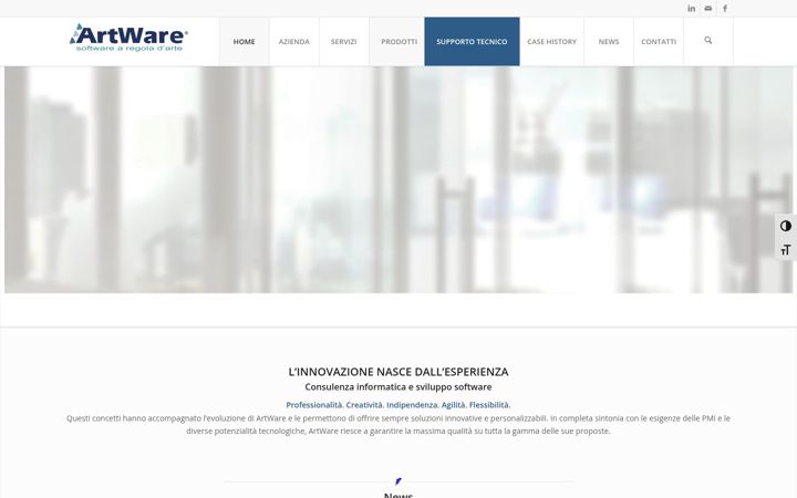 Screenshot of artware.it
