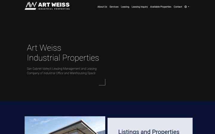 Screenshot of artweiss.com