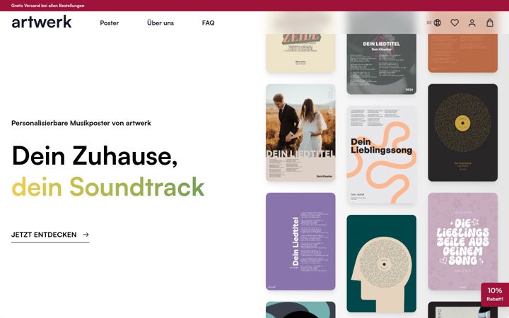 Screenshot of artwerk.store