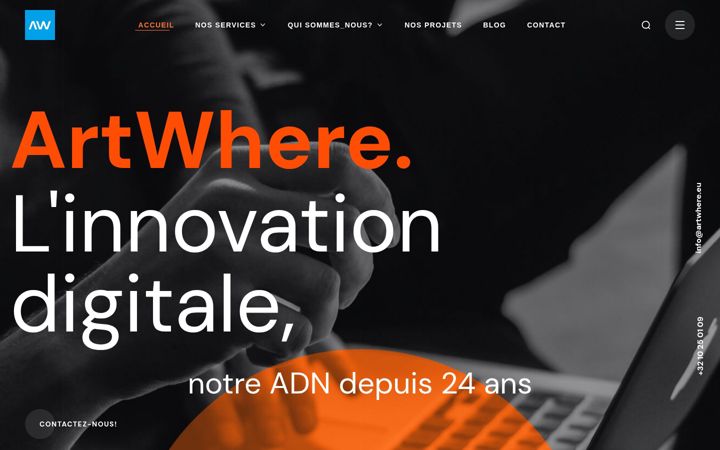 Screenshot of artwhere.eu