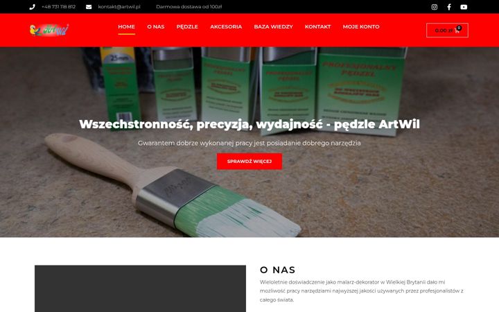 Screenshot of artwil.pl