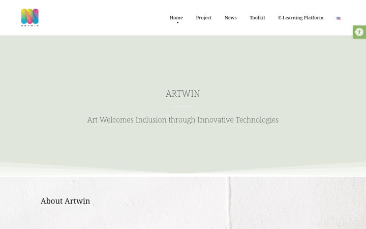 Zrzut ekranu artwin-euproject.eu