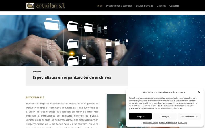 Screenshot of artxilan.com