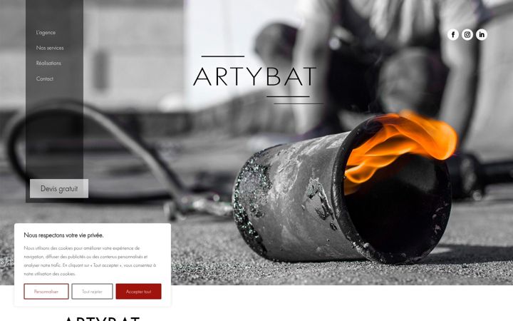 Ekraanipilt saidist artybat.com