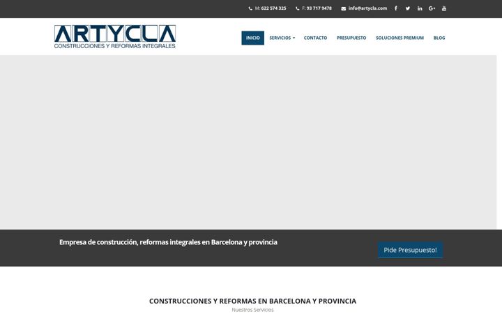 Screenshot of artycla.com
