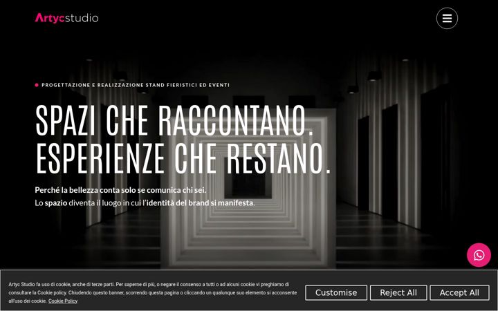 Screenshot of artycstudio.com