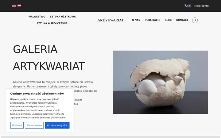 Screenshot of artykwariat.pl