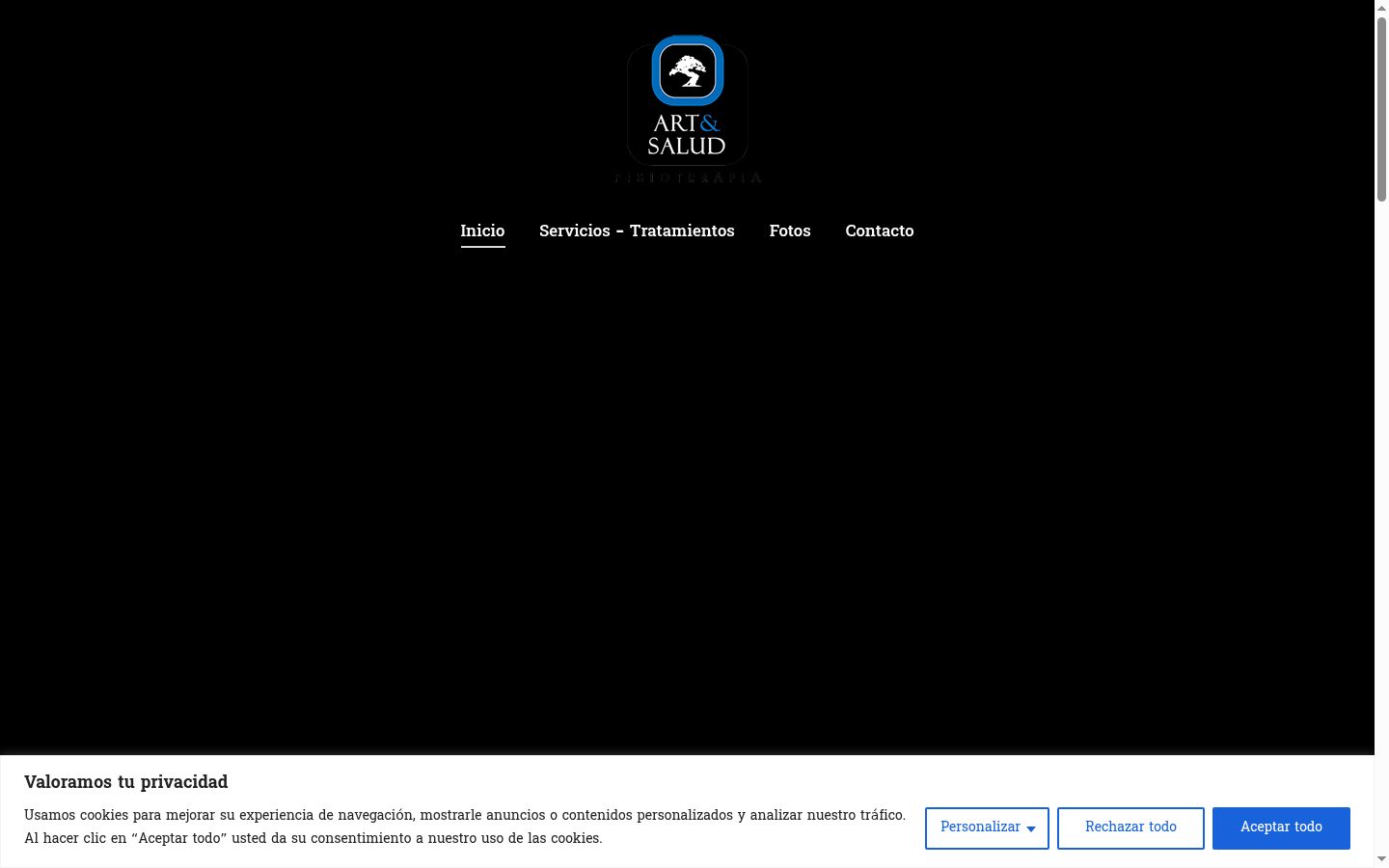 Sutikimo reklamjuostės, rodytos prieš bet kokią sąveiką, ekrano kopija