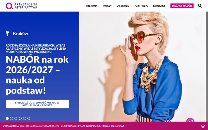 Screenshot of artystycznaalternatywa.pl