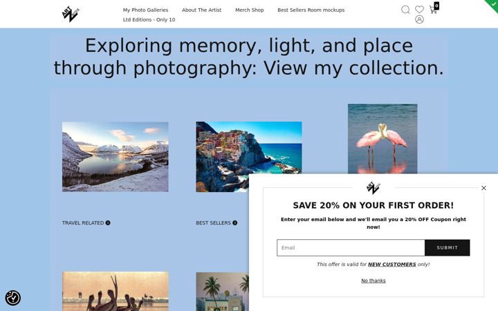 Screenshot van artzbitesphotography.com