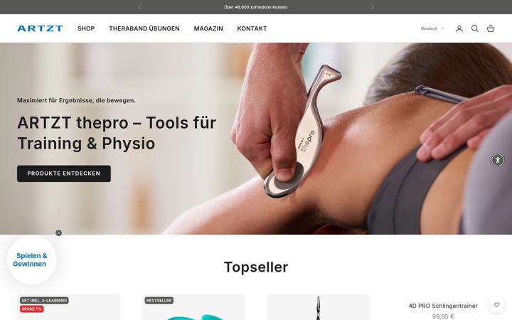 Screenshot van artztthepro.com