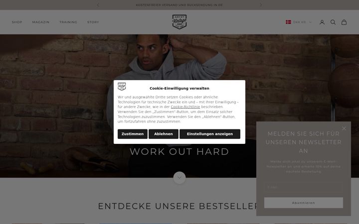 Screenshot van artztvintage.com