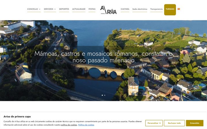 Screenshot of arua.es
