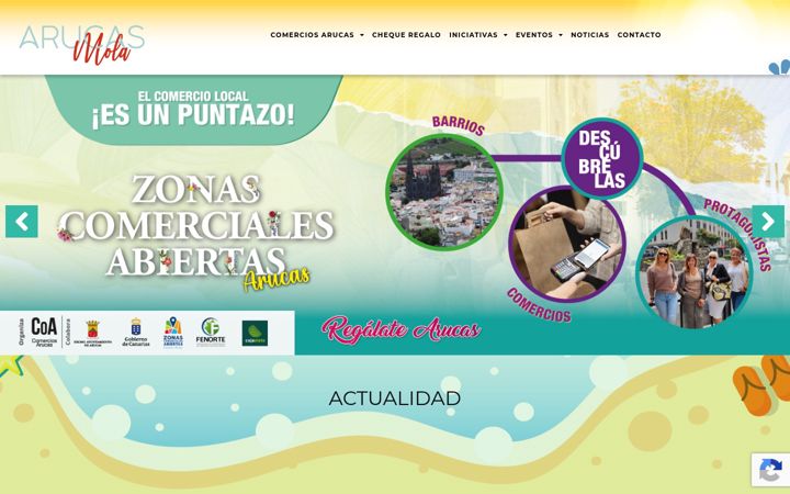 Screenshot of arucasmola.com