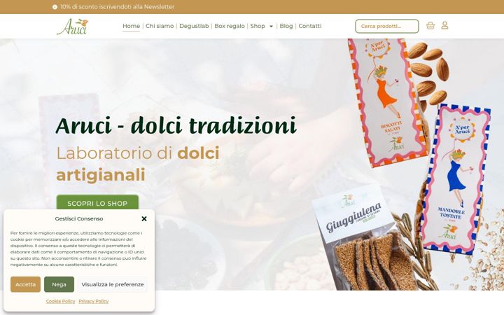 Snímek obrazovky arucisicilia.com