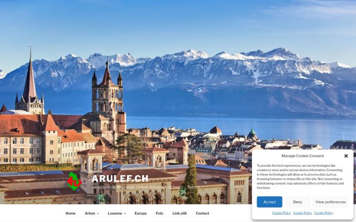 Screenshot of arulef.ch