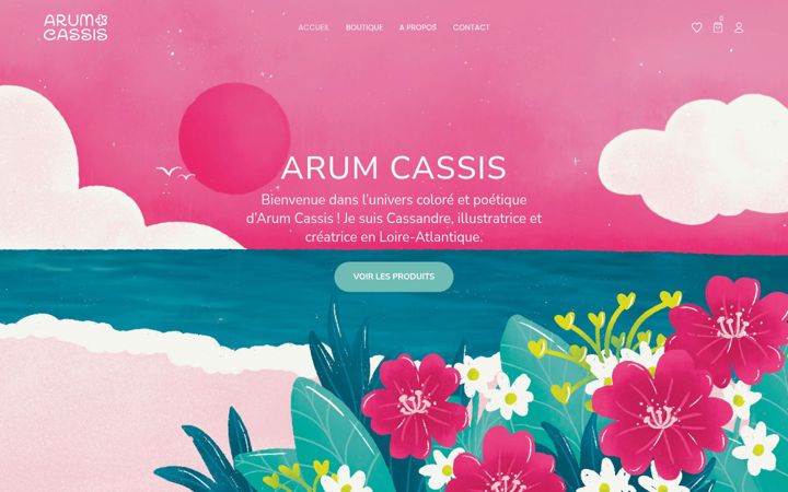Screenshot of arumcassis.fr