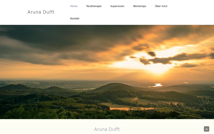 Snimka zaslona za aruna-dufft.de