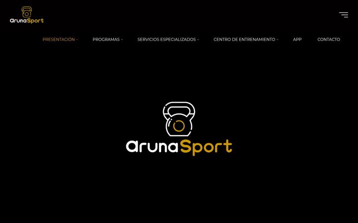 Screenshot of arunasport.com
