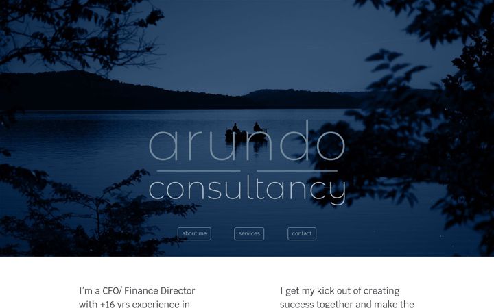 Screenshot of arundoconsultancy.com