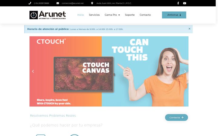 Képernyőkép: arunet.net