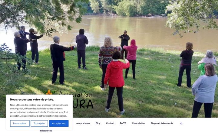 Screenshot of arura.fr