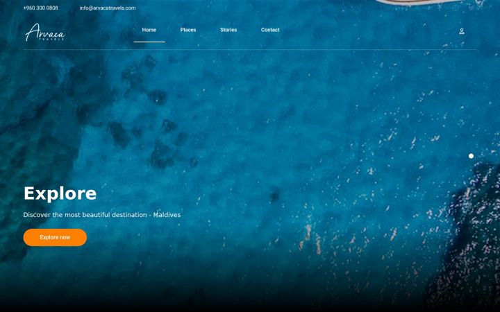 Screenshot of arvaca.com