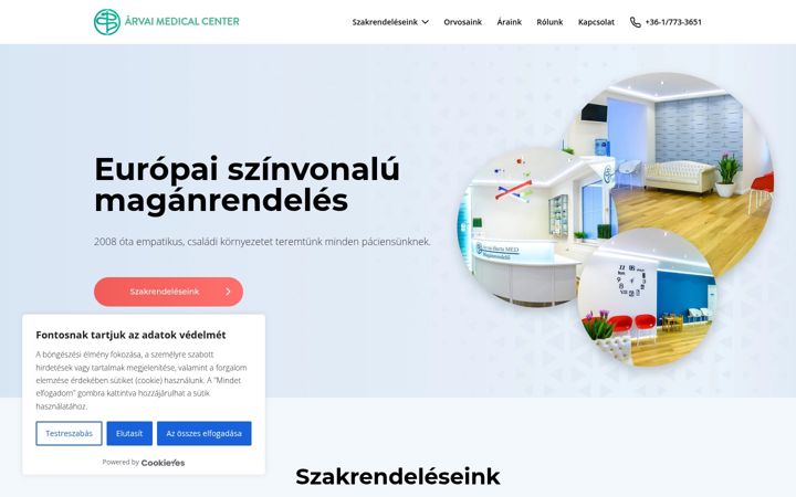 Screenshot of arvai-barta.hu