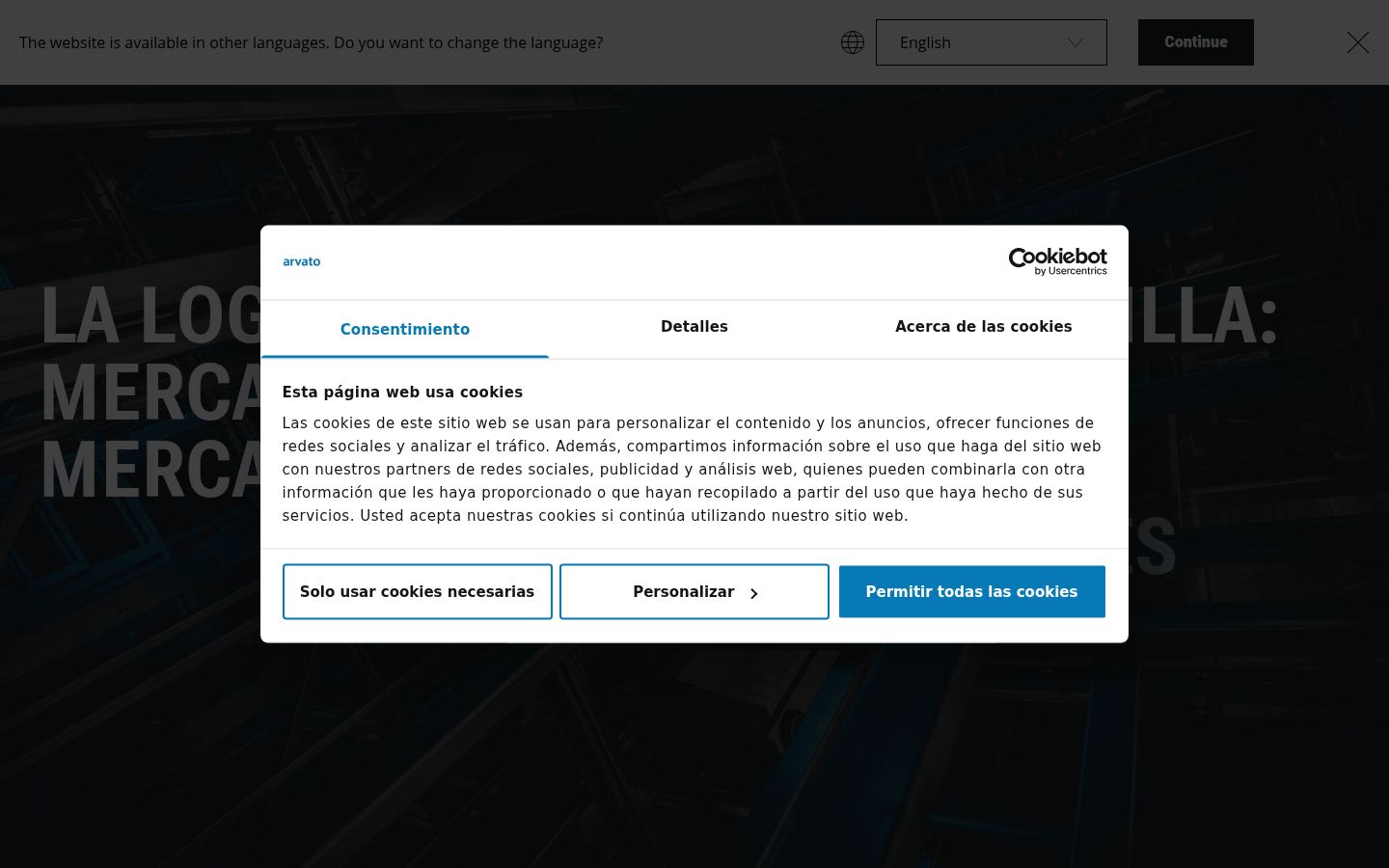 Screenshot van de toestemmingsbanner zoals getoond vóór enige interactie