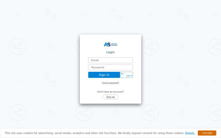 Screenshot of arvato.systems