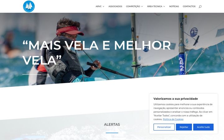 Screenshot of arvc.pt