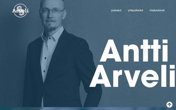 Skærmbillede af arveli.fi