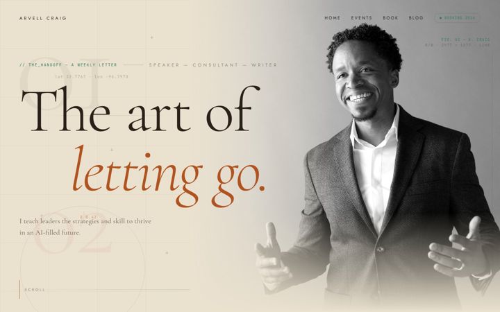 Screenshot of arvellcraig.com