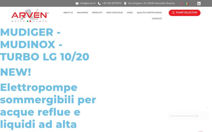 Screenshot di arven.it