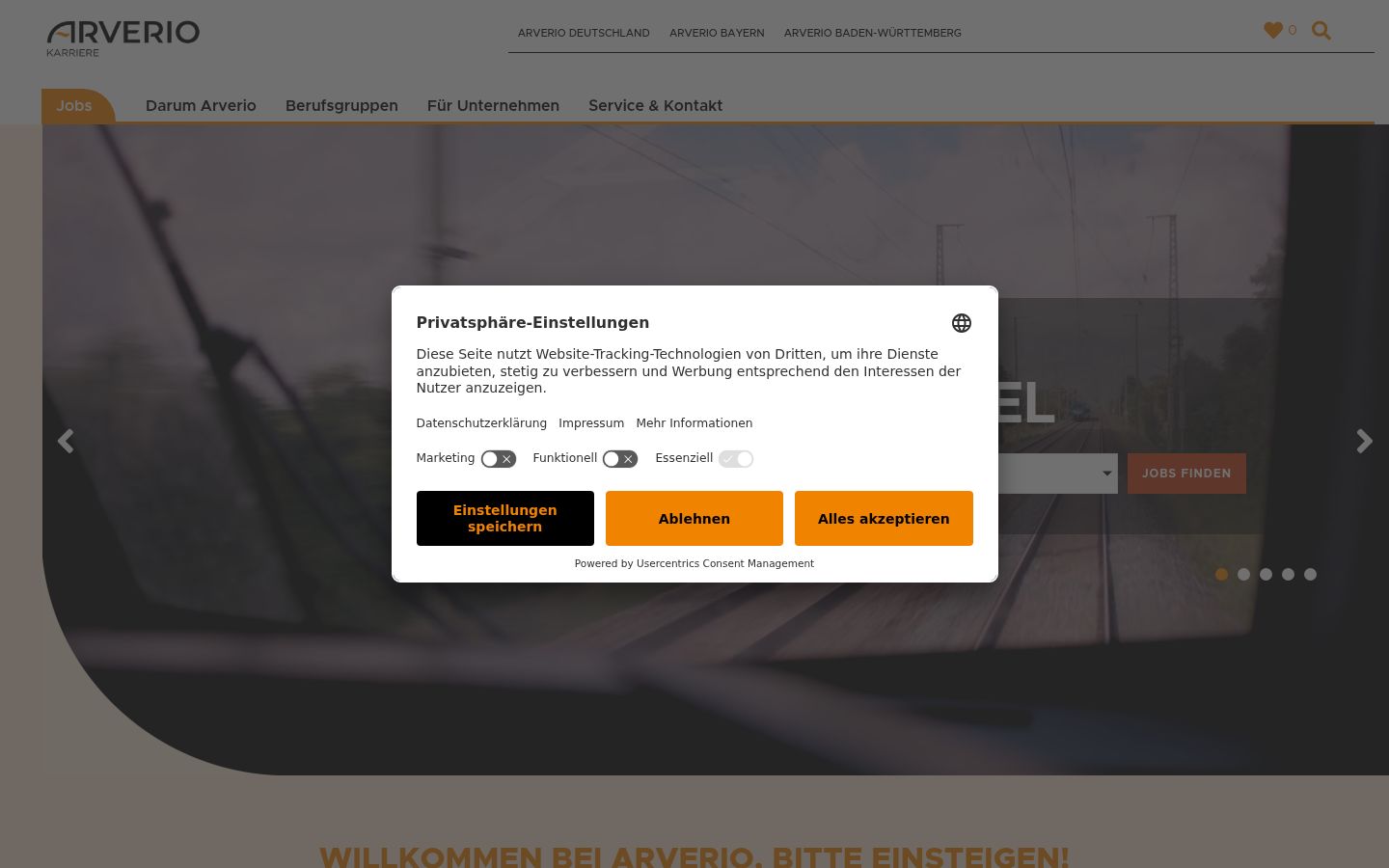 Screenshot tal-banner tal-kunsens muri qabel kwalunkwe interazzjoni
