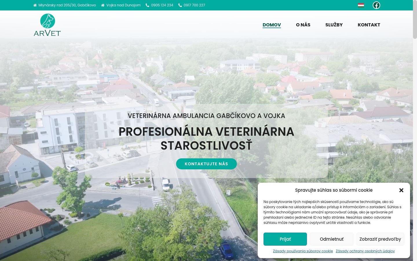 Snimka zaslona bannera za privolu prikazanog prije bilo kakve interakcije