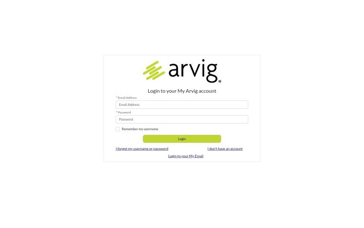 Екранна снимка на arvig.net