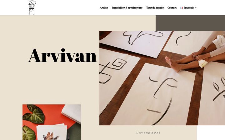 Captură de ecran a arvivan.org
